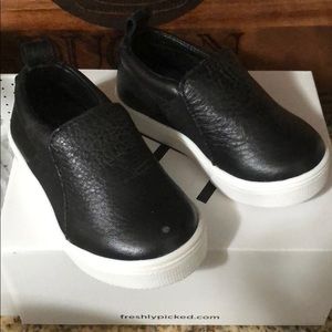 Freshly picked Black slip ons